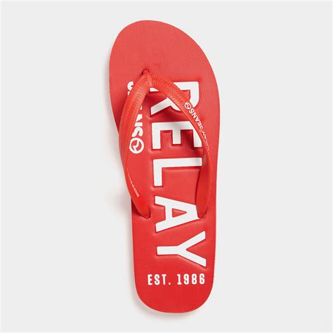 Rj Redwhite Outline Flip Flop