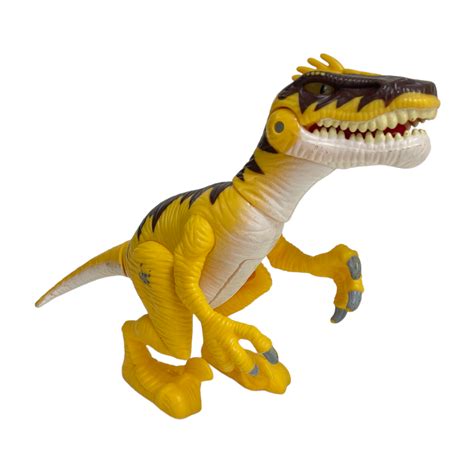 Jurassic World Playskool Heroes Chomper Yellow Velociraptor Dinosaur Figure Ebay