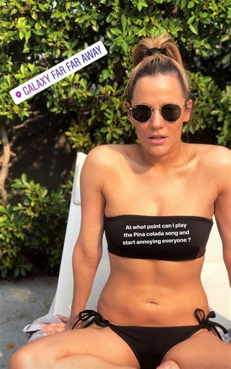 Caroline Flack Shares Rare Photo Of Incredible Bikini Body As She Jets