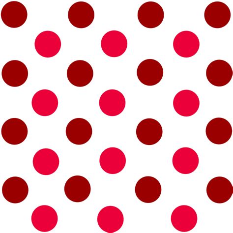 Red Love Cute Valentine Polka Dot Color Pattern Background 20049975 Png