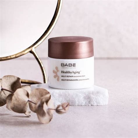 Мультивідновлювальний нічний крем для обличчя Babe Laboratorios Healthy Aging Multi Repair