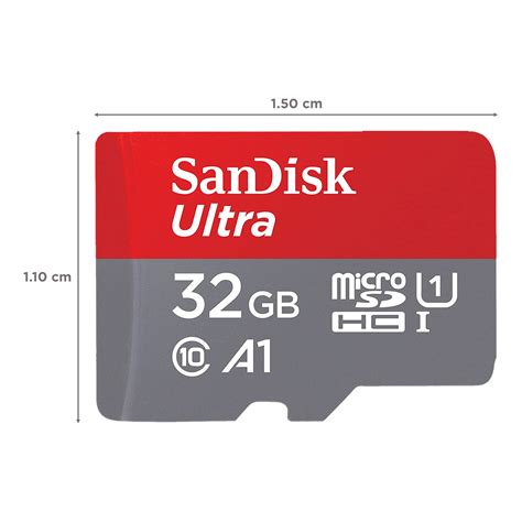 Buy SanDisk Ultra MicroSDHC 32GB Class 10 100MB/s Memory Card Online ...