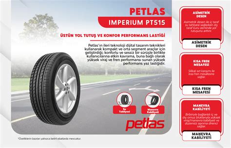 Petlas 185/65 R15 TL 88H Imperium PT515 Oto Yaz Lastiği ( Üretim : 2024 ...
