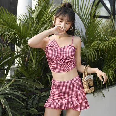 Bikini Bà Sexy Spa Chia áo tắm Hàn Quốc Slim Ngực nhỏ Váy tập hợp Váy Boxer Áo tắm hai mảnh