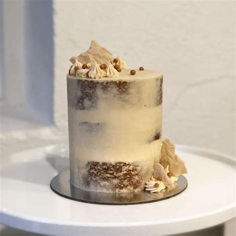 Caramel Mud Semi Naked Cake Pre Order Burnt Butter Cakes