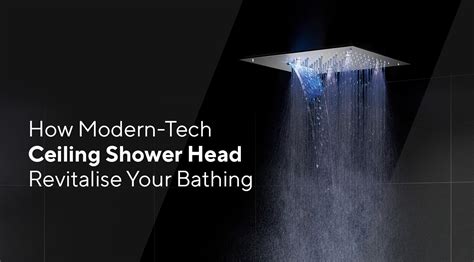 Modern Tech Ceiling Shower Head At Home Astral Bathware