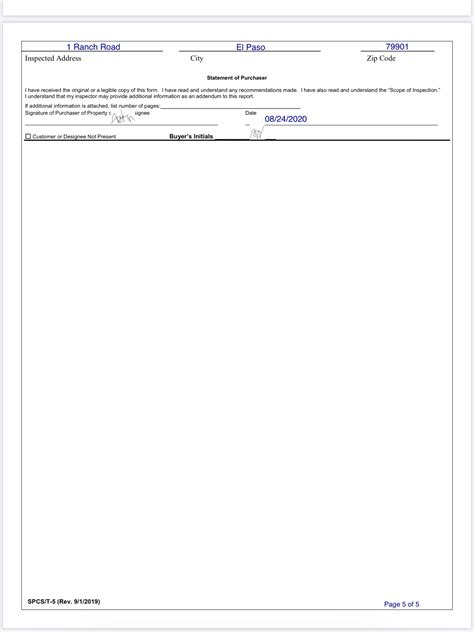 Texas WDI/WDO Inspection Form from Spectacular Inspection System