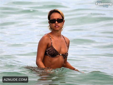 Karrueche Tran Sexy Spotted Showing Off Her Sizzling Bikini Body At Miami Beach Aznude