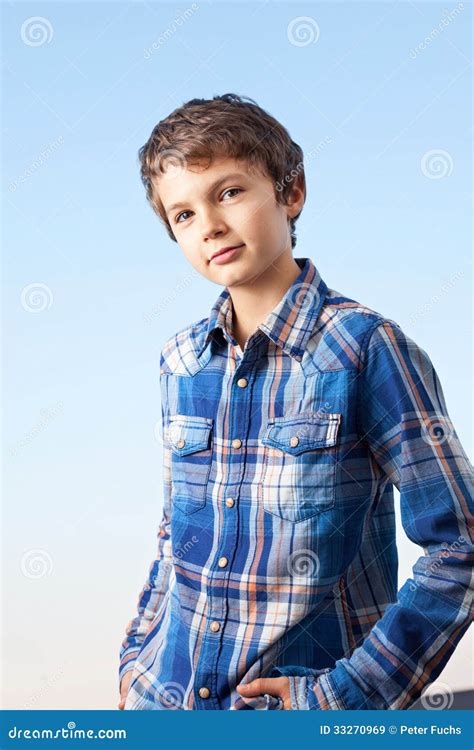 Sunny Boy stockbild. Bild von porträt, vertikal, herbst - 33270969
