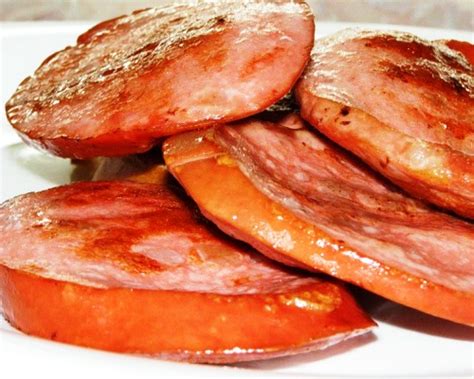 Жареная колбаса