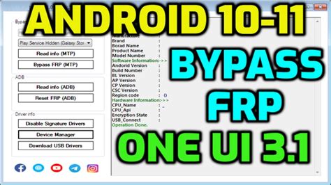 Samsung Frp Bypass Tool Android 10 11 MTP ADB Mode