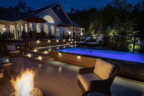 Modern Muskoka Swim Spa And Deck