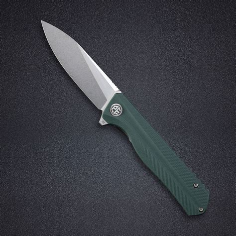PF818 D2 steel flipper folding knive G10 handle – Petrified Fish