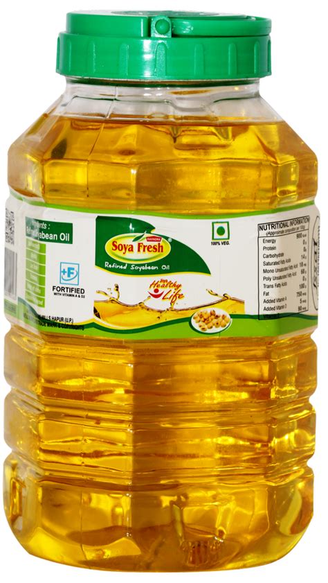 5L Ravindra Soya Fresh Soybean Refined Oil Packaging Size 5 Litre