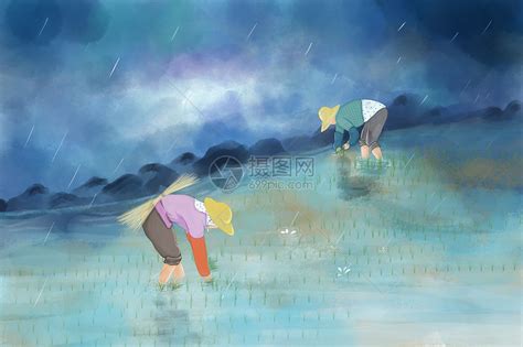 谷雨插画图片下载 正版图片401046750 摄图网