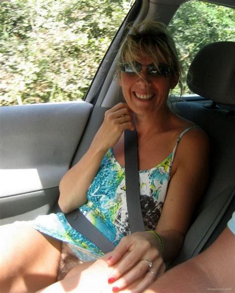 Hairy Pussy In Car