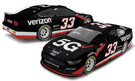 2021 Austin Cindric #33 Verizon 5G NASCAR 1/64 Diecast