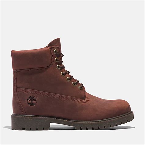 Timberland® Heritage 6 Inch Lace Up Waterproof Boot For Men In Brown