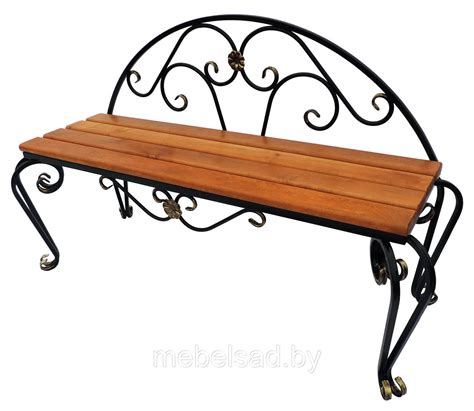 Скамейка с кованными элементами (82 фото) - фото - картинки и рисунки ...