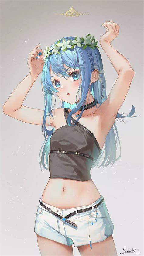 Flower Crown Original Nudes Animemidriff NUDE PICS ORG