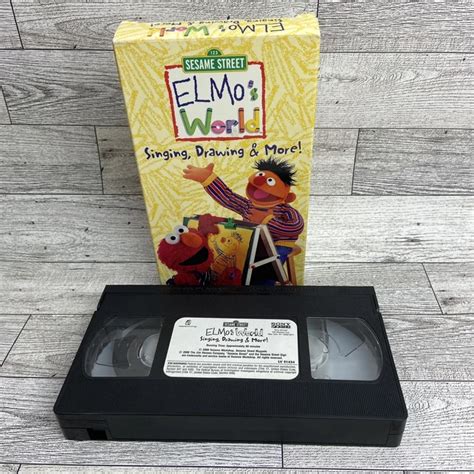 Elmo S World Singing Drawing More Vhs Sesame Street My XXX Hot Girl