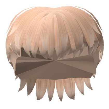Messy Mullet Hair Blonde Roblox