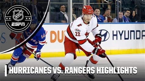 Carolina Hurricanes Vs New York Rangers Full Game Highlights Youtube