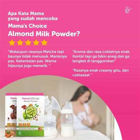 Jual Booster Asi Mama S Choice Susu Almond Alami Dha