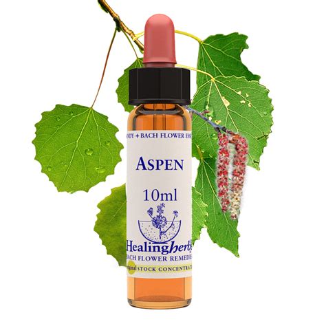Квітка Баха №2 ОСИНА (Aspen) Квітка захисту Healing Herbs, краплі 10 ml ...