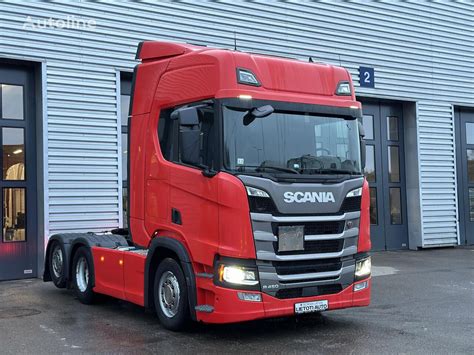 Scania R 450 truck tractor for sale Latvia Rīga XW39131