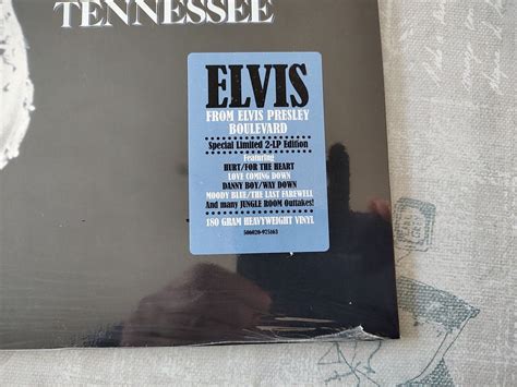 From Elvis Presley Boulevard Memphis Tennessee Ftd Blue Lp Vinyl Set