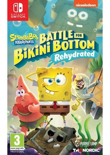 Thq Nordic Spongebob Squarepants Battle For Bikini Bottom Rehydrated Switch Jocuri Nintendo