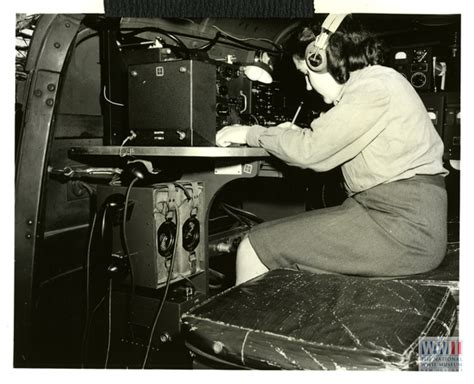 Woman Radio Operator Of The Free French Forces In Sessa Aurunca Italy On 15 April 1944 The