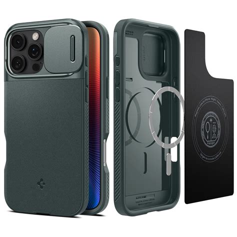 Snapklik.com : Spigen Optik Armor MagFit Designed For iPhone 16 Pro Max