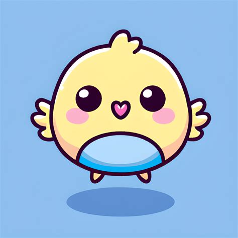 Cute Baby Bird Clipart Kawaii Chibi Cartoon · Creative Fabrica