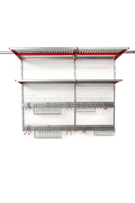 Комплект стеллажей: Полки +Рейлинги - купить для гаража, мастерской ...