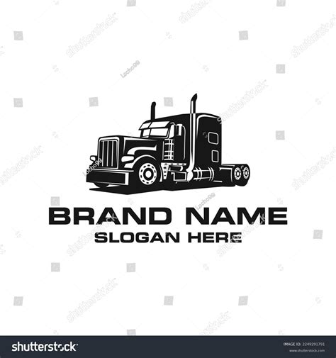 Truck Vector Illustration Automotive Design Logo Stock Vector (Royalty ...