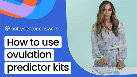 How To Use Ovulation Predictor Kits YouTube