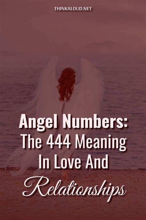 Angel numbers the 444 meaning in love and relationships – Artofit