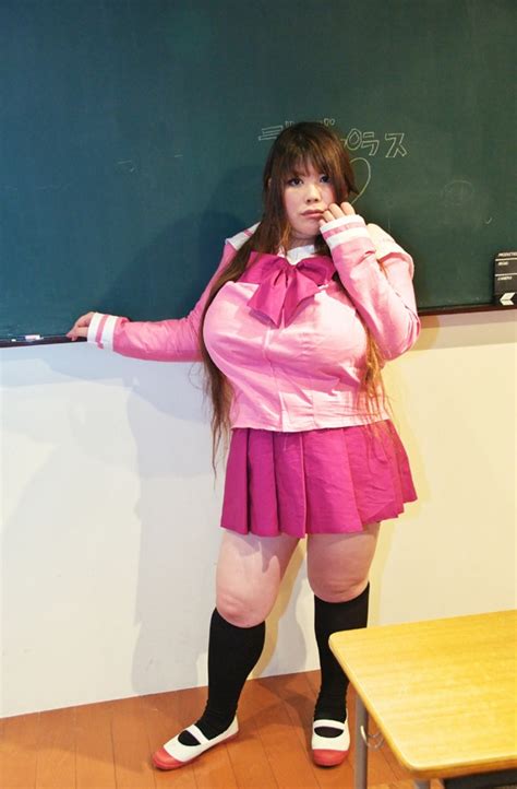 The Big Imageboard Tbib Brown Hair Cosplay Debu Plus Huge Breasts Luu Photo Plump School