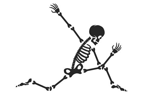 Dancing Human Bones Party Skeleton Hall Graphic By Vectortatu · Creative Fabrica