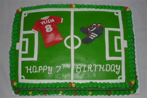 Soccer Field Cake CakeCentral