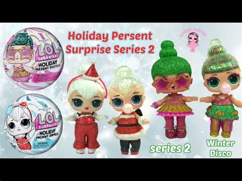 Lol Surprise Holiday Surprise Series Unboxing And Review Sleigh Babe And Tinsel Youtube