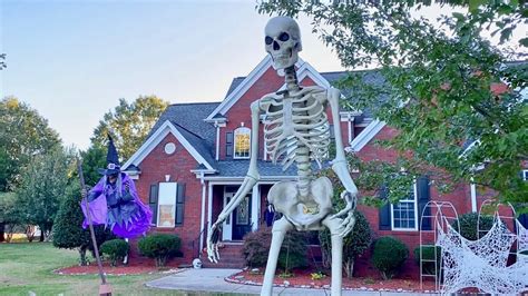 Home Accents 12 Ft Giant Sized Skeleton YouTube