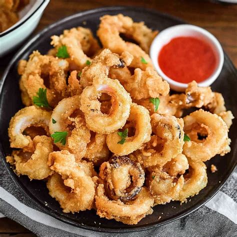 crispy golden fried calamari recipe  seafood lovers daves grill