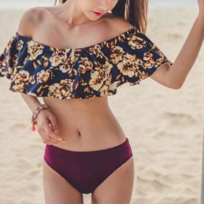 Female Bikini Two Piece Suit Bath Suit Swimwear On Luulla