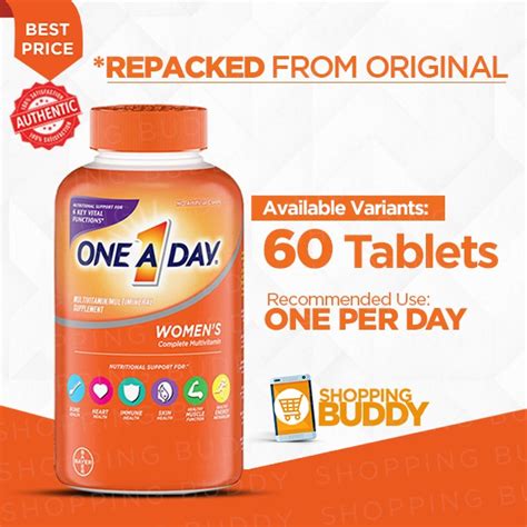 60 Tablets One A Day Womens Multivitamin Shopee Philippines