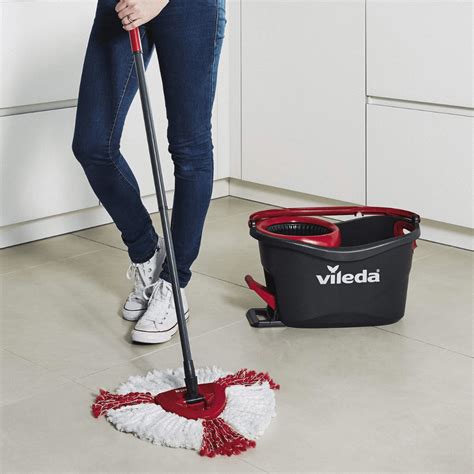 Набор для уборки Turbo Vileda (швабра + ведро с педальным отжимом) – в ...