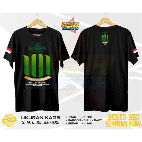 Jual Baju Kaos Distro NU 101 Nahdlatul Ulama 2024 Bisa Custom