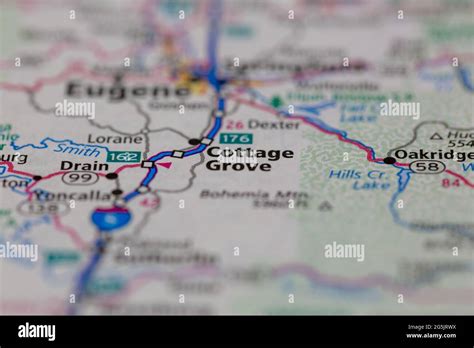Cottage Grove Oregon On A Map Hi Res Stock Photography And Images Alamy